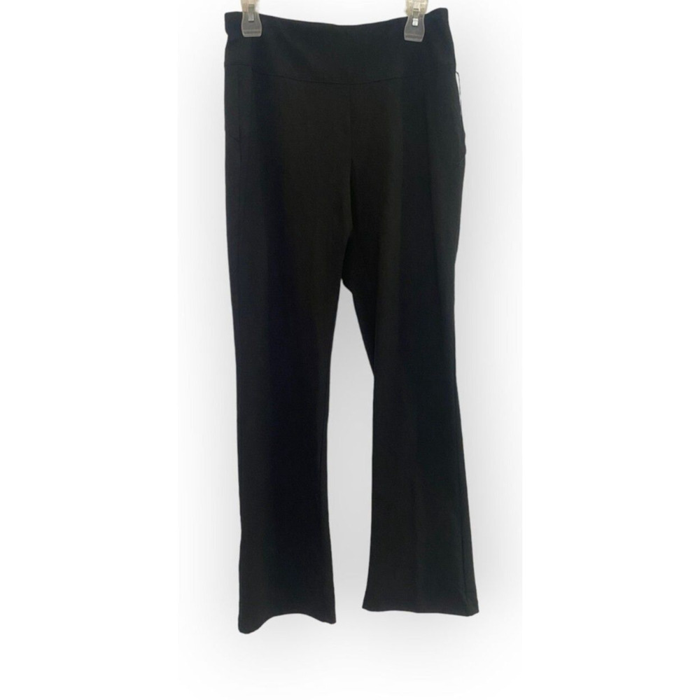 Jones & Co Jones New York High Waist Black Bootcut Knit Leggings Size Small NWOT